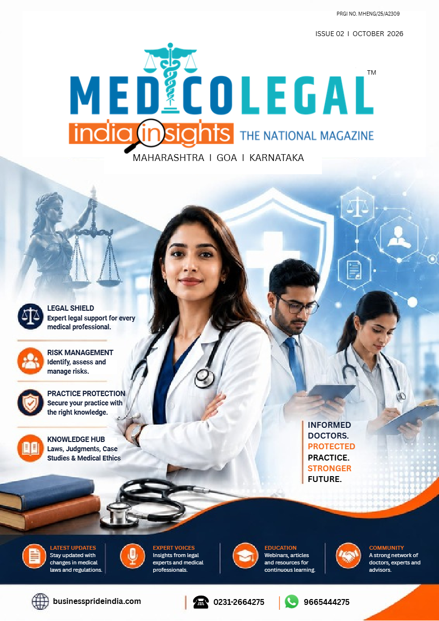 Informed Doctors, Protected Practice, Stronger Future. — September 2026 cover
